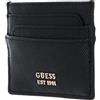 GUESS Laurel SLG Card Holder, Portafogli Donna, Nero, Unica