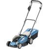 Dedra Tagliaerba a batteria, senza spazzole, 18 V, DEDRA SAS+All DED7198 con impugnatura ergonomica, volume di 30 l, altezza di taglio 25-75 mm, in cartone senza batteria