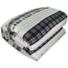 Tata Home Hilary Trapunta Invernale Fantasia Imbottita 350 gr/mq 100% Morbida Microfibra di Poliestere Misura Letto Matrimoniale 2 Piazze 260x260 cm Dis. Dis. Cervi e Cuori Tirolese Nera