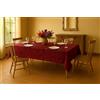 Corredocasa Tovaglia Fiandra jaquard Damascata 100% Puro Cotone Made in Italy Copritavolo Moderno Ideale per Ristoranti e Uso Quotidiano Casa (Bordeaux, 6 Posti 140x180)
