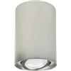 Maclean MCE 422 C/M per Lampadine LED GU10 Max.40W Plafone Orientabile Faretto da Soffitto Diversi Colori e Forme IP20 Spot Moderno (Opaco/Cromato, 1x Plafoniera Rotonda)