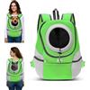 ALLSOPETS Zaino Porta Cane Zaino per Cani Zaini da Moto Regolabili per Piccoli Cani Gatti Portatile e Confortevole Marsupio per Cani per Bicicletta Escursioni Campeggio (Verde Muschio, M)