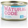Generico Natural Code Umido Gatto Kitten Baby gusto TONNO e POLLO, alimento completo in sfilaccetti per gattini cuccioli fino a 4 mesi di età, altamente digeribile | 12 scatolette da 85 grammi l'una.