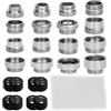 FORMVERSITY 16 Adattatore Rubinetto Kit, FORMVERSITY Aeratore Rubinetto Cucina Adattatore, Filtri Rubinetti Lavandino Adattatore, Adattatore Rubinetto Canna Acqua, per Aeratore Rubinetto Cucina e Bagno