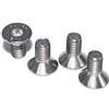 Fullerkreg Viti a testa svasata M8 x 10 mm, in acciaio inox V2A VA A2, DIN 7991/ISO 10642, esagonali, 25 pezzi