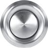 Hapivida Coperchio del Condotto di Ventilazione in Acciaio Inox Griglia Rotonda Regolabile della Valvola Dell'aria Copertura del Tubo Flessibile di Ventilazione Diffusore a Soffitto Scarico per Casa(150mm)