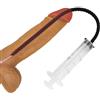 BDSMYEE Dilatatore uretrale cavo con Siringa, Maschile Dilatatore Uretra, sonde uretrali dilatatore, Pene Plug per uomini, Urethra dilators men (M)