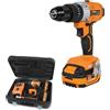 BETA 1972/K20V-13BMC80 - Kit Trapano Avvitatore a Percussione 20V Brushless con 2 Batterie 4 Ah e Caricatore, 80 Nm, Mandrino 13 mm, LED Integrato, Valigetta Rigida
