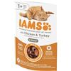 IAMS Cat Adult All Breeds Chicken & Turkey In Gravy 85 g