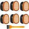 HUAREW 6 Filtri per Aspirapolvere, per Philips SpeedPro Max Aqua FC6812 FC6813 FC6822 FC6823 FC6826 FC6723/01 FC6901-FC6904 XC7042/01 XC8045/01 XC8147/01 FC5005/01Accessori Ricambio Filtro