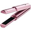 GAMMA+ Piastra Cordless Gamma+ X-Hybrid da Viaggio | Mini Piastra per Capelli Senza Fili 2 in 1 | Per Capelli Ricci e Lisci | Ricarica con USB Tipo-C | 3 Temperature | Design Compatto | Portatile (Gold Rose)