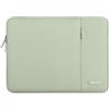 MOSISO 14 pollici Custodia Laptop, 14 pollici Borsa PC Compatibile con HP Lenovo Dell ASUS Acer, HP Stream, Dell Latitude, Lenovo IdeaPad, Poliestere Manica Verticale con Tasca, Salvia Verde