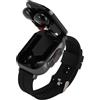 VELATEMOR Smartwatch con Auricolari per IOS per, Orologio Fitness Tracker con Auricolare Wireless Smartwatch con Cinturino e Schermo in Silicone, Rilevamento Fitness Tutto il Giorno