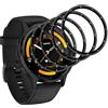 Jaavkkma 4 Pezzi Pellicola Protettiva per Garmin Venu 3S 41mm Vetro Temperato, Anti-graffio/HD, 3D Curva Protezione Schermo per Garmin Venu 3S 41mm - PMMA Film Protettivo Composito