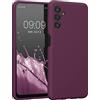kwmobile Custodia Compatibile con Samsung Galaxy A13 5G Cover - Back Case per Smartphone in Silicone TPU - Protezione Gommata - viola bordeaux
