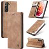 owlhold Cover Samsung Galaxy S21 Plus Custodia Samsung S21 Plus Portafoglio Flip [Antiurtoo][Cavalletto][Carta Fessura] Cover Pelle per Samsung Galaxy S21 Plus Marrone