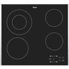Whirlpool AKT 8130 BA piano cottura incasso, ceramica, Nero