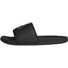 adidas Adilette Comfort Slides, Sandali a Ciabatta Unisex - Adulto, Core Black Core Black Core Black Core, 42 EU