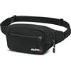 AirZyx Marsupio Uomo Donna Sportivo Running (Nero)