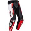 Ixon VORTEX 2 PT - PANTALONE PELLE UOMO NERO/BIANCO/ROSSO IXON
