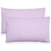Nada Home Coppia Federe Cuscini Letto 52x82 cm in 100% Puro Cotone - Copricuscini Guanciale Tinta Unita con Pattina Interna Senza Zip o Bottoni - Set 2 Federe Morbide e Resistenti