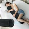 ONTYZZ Cuscino Corpo Gonfiabile Cuscino Lungo Adulti Bambini Cuscino Rotondo Bolster per Dormire Abbraccio Indietro Collo Supporto Dormiglione Laterale Coccole