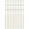 HUAZIZ 12 Pezzi 150mm Pre Cablato Striscia LED SMD, 2835 SMD, Modellismo LED, Luce Autoadesiva 12-18V, Giallo