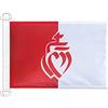 AZ FLAG Bandiera Nautica Dipartimento di Vandea 45x30 cm Anelli Plastica | Uso esterno e nautico bandiera nautica di Vendée resistente alle intemperie con doppie cuciture e bordi rinforzati