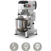 Tecnafood Impastatrice Planetaria Professionale - 10 litri - testa fissa - 3 velocità - 3 teste incluse