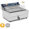 Friggitrice elettrica professionale - con rubinetto - 20L
