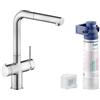 Nobili Sorgente Filtra LV129117 ? Rubinetto cucina filtrante con doccetta estraibile e cartuccia BWT