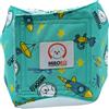 MISOKO&CO. MISOKO PANNOLINO LAVABILE CANE MASCHIO XXL, MENTA CON RAZZI-1PZ