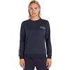Tommy Hilfiger Donna Felpa Senza Cappuccio, Blu (Desert Sky), 3XL