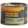 COUNTRY&NATURE Cibo umido senza cereali tacchino con broccoli 410 g