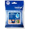Brother LC521C Cartuccia Inchiostro Originale Ciano