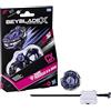 Hasbro Beyblade X, Set Starter Pack, Dark Perseus B 6-80W CX, trottola e Lanciatore