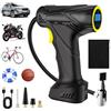 HUIYOPU Compressore Aria Portatile, Compressore Gomme Auto 12V-6000 mAh, Gonfiatore Elettrico per Auto, Moto, Biciclette, Pompa per Bicicletta con Arresto Automatico, con Luci LED, Display Digitale LCD