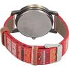 SALUTUYA Orologio Hippie, Cinturino in Pelle PU, Peso Leggero, Orologio Bohémien, Tempo preciso, Dimensioni adeguate, Multicolore, da Regalare(Rosso)