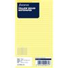 Filofax 30 fogli a righe giallo