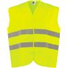 Abbigliamento personalizzate. Gilet alta visibilità giallo arancione o rosso Vesty - personalizzate o neutre