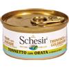 Schesir Gatto Lattina In Brodo Di Pesce Adulto Tonnetto & Orata 70 Gr