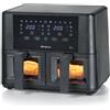 FRIGGRITRICE AD ARIA ARIETE AIRY FRYER DUAL BLACK (4631) - FRIGGITRICE AD ARIA - 9L - DOPPIO CESTELLO - TOUCH CONTROL - CESTE