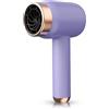 Elprico Asciugacapelli Senza Fili a Batteria Portatile, Ricaricabile da 1500 MAh per Dormitorio Domestico (Purple)
