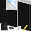YJSDDNTY oscurante per finestre, 2 m x 1,45 m, per lucernario, oscurante, per interni, senza fori, pellicola oscurante, pellicola termica al metro, per camera da letto