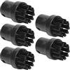 KIMISS Spazzola per Pulizia a Vapore H20 Accessori per Scopa a Vapore ABS Nero 5 Pezzi Spazzola per Motore a Vapore Spazzola per Pulizia Nera Spazzola di Ricambio per Karcher Sc1 Sc2