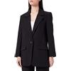 ONLY ONLLANA-Berry L/S Oversize Blazer TLR, Nero, 42 Donna