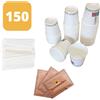 Businesscaffe.it Kit Accessori Caffè da 150 Pz - Palettine - Zucchero di Canna - Bicchierini 1