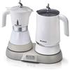 Ariete 1344 Breakfast Station - Moka elettrica - Bollitore - Montalatte a caldo e freddo - 5 funzioni - mantenimento caffè caldo - 500 Watt - Bianco