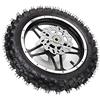 Yctze Dirt Bike Posteriore Gomma Metallo 2,5 - 10 con Disc Offroad Moto Motocross, Mini Bicicletta, Cerchione e Pneumatico, Dirt Bike R