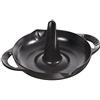 STAUB 40509-339-0 Rostiera Rotonda per Pollo, 24 cm, Nero